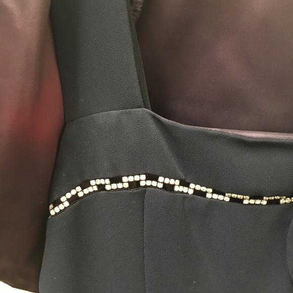 Afterdark Navy Blue Evening Dress w/Jacket, Size 8 - Picture 2 of 3